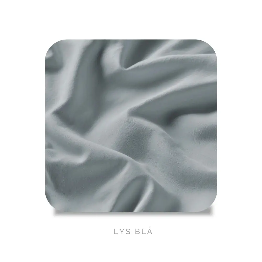 Soft Cotton Laken Lys Blå