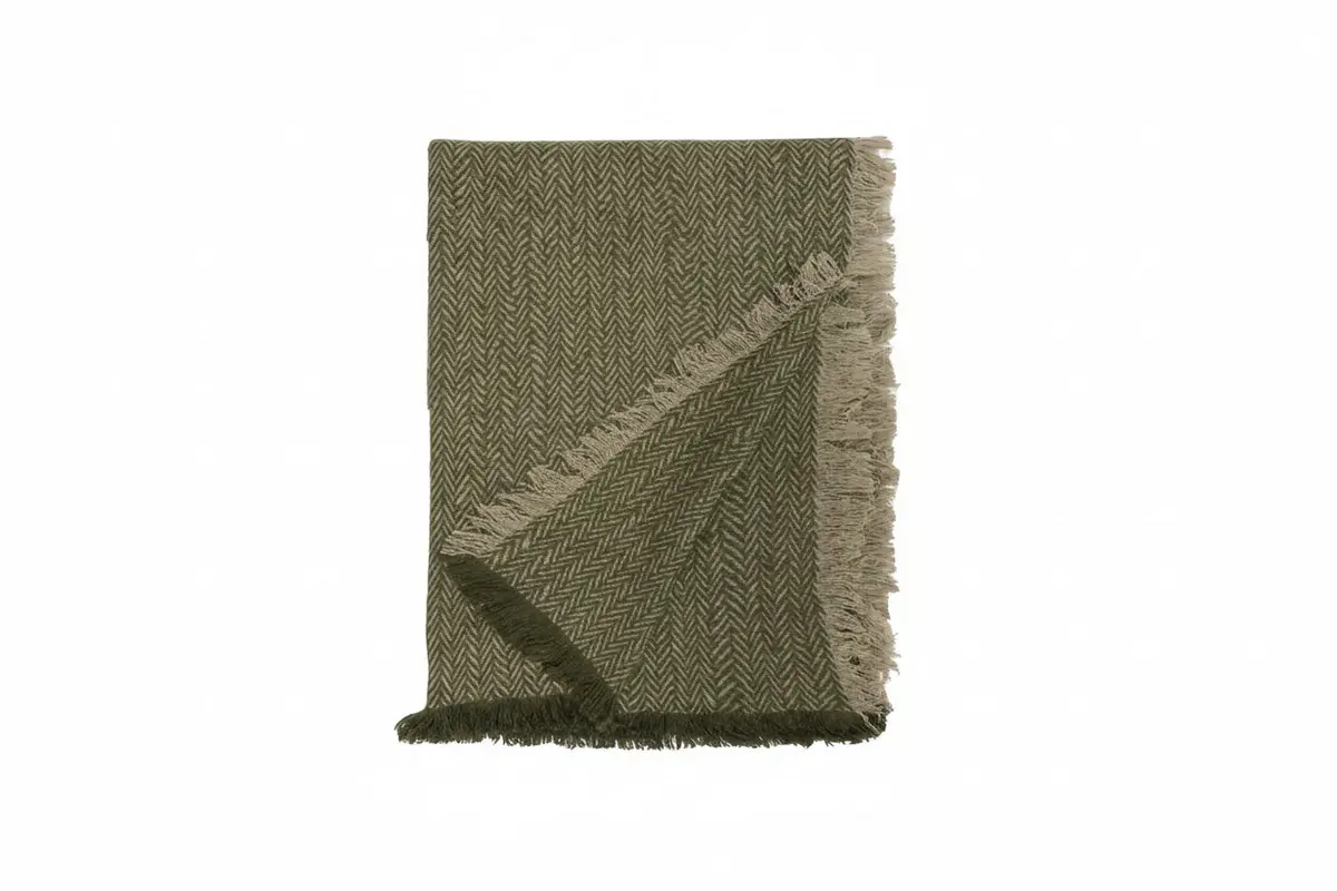 Halvor Bakke Asima Pledd 120x200 Grønn