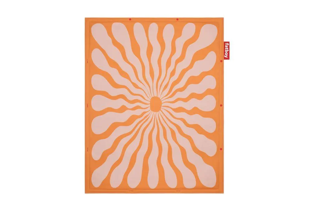 Fatboy flying carpet liquid flower orange/pink