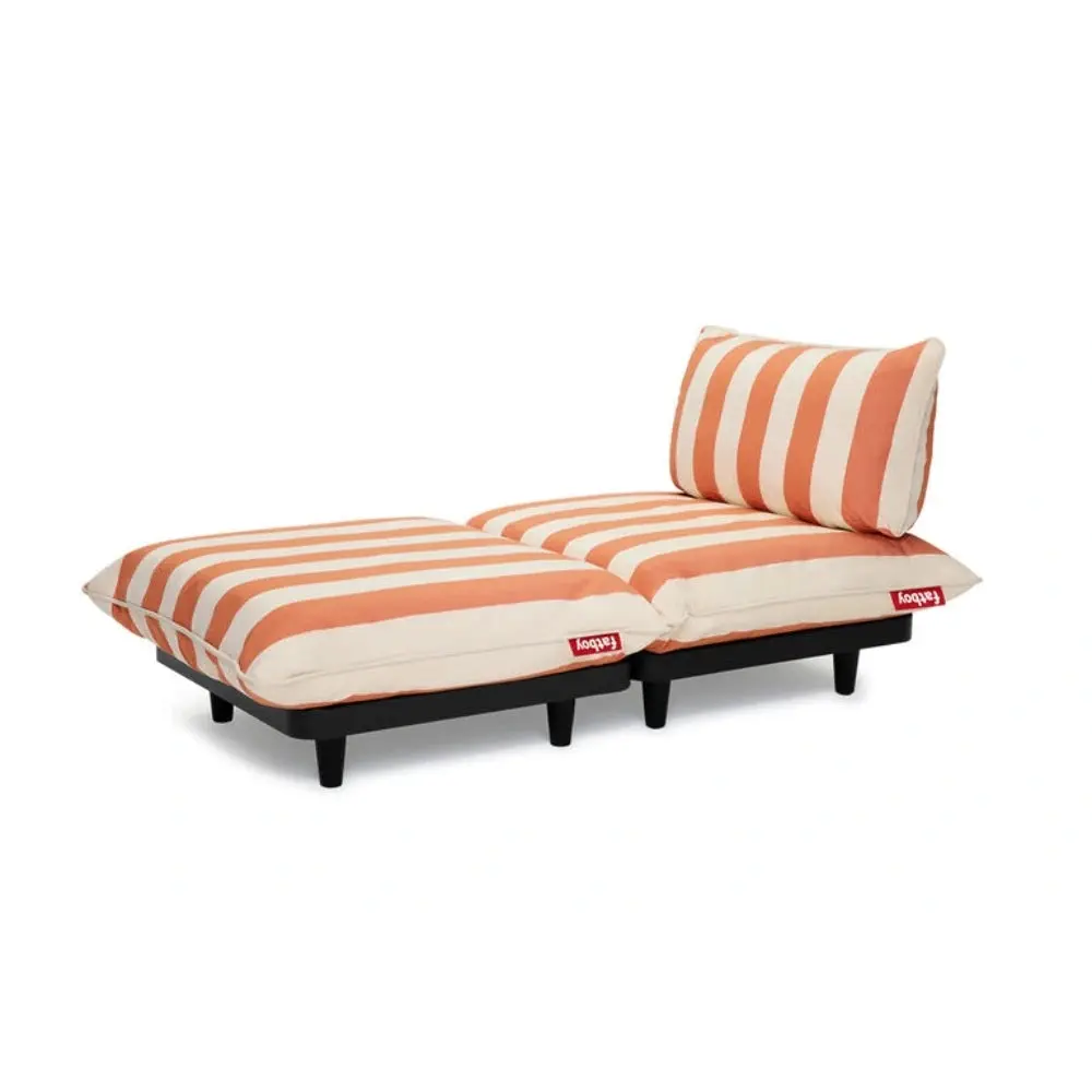 Fatboy Utesofa paletti daybed stripe orange