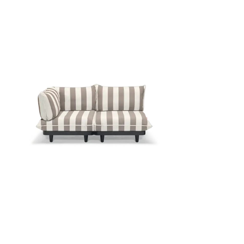 Fatboy Utesofa paletti set small left stripe cacao