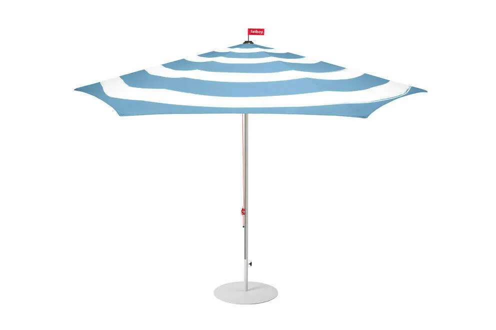 Fatboy Parasoll stripesol wave blue incl. base light grey