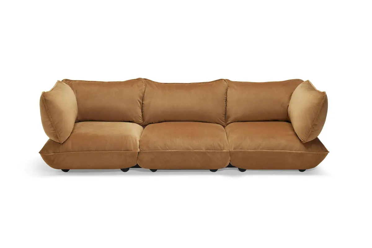 Fatboy sumo sofa grand velvet recycled almond