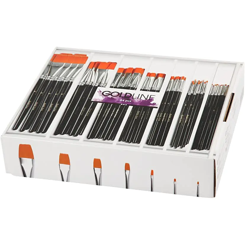 Pensler Creativ Company Gold Line Flate Nr 0+2+4+8+12+16+20 84 Stk/1 Pk
