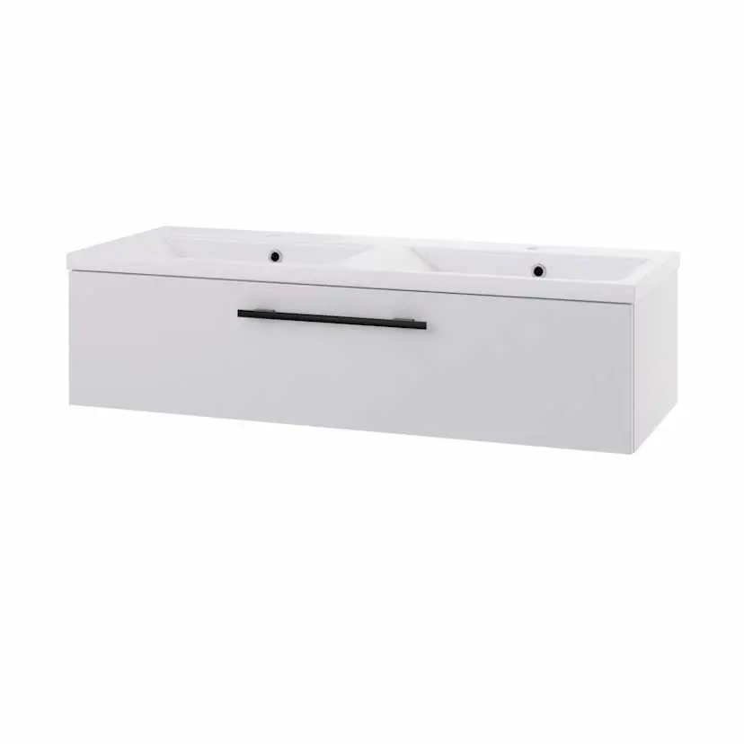 Servantskap Linn Bad Ingrid 120cm 1 Skuff Dobbel