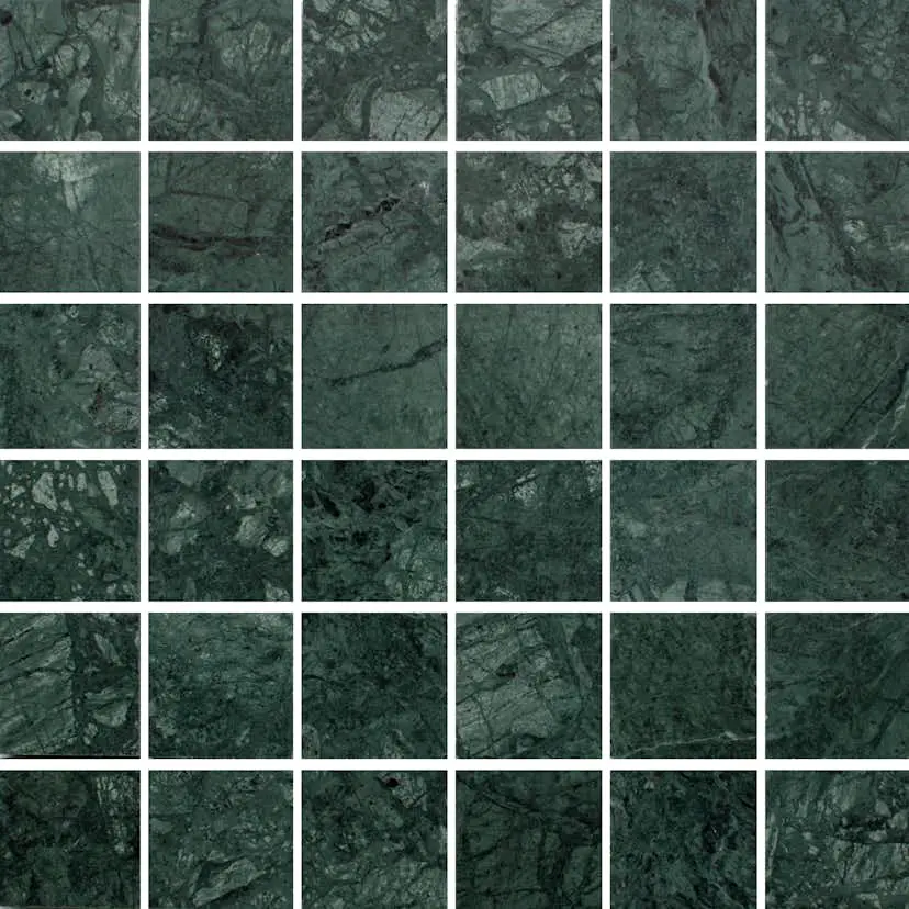 Marmor Arredo Verde Guatemala Grønn Honed 5x5 cm