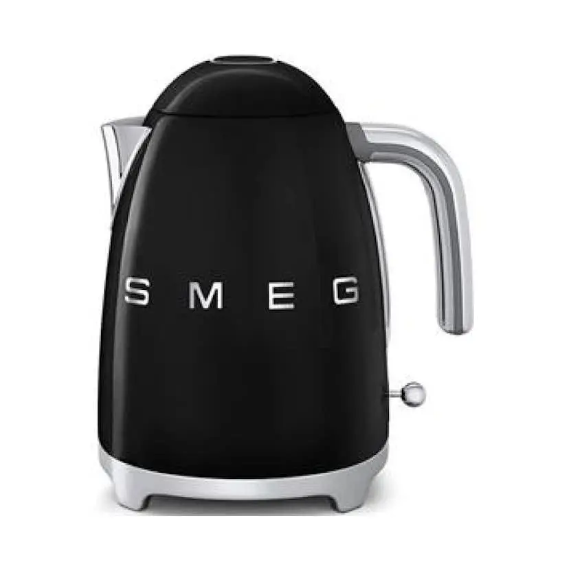 Vannkoker Smeg KLF03BLEU Retro Sort med Rustfritt Stål