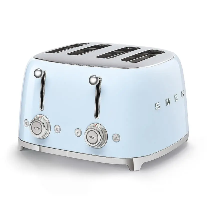 Brødrister Smeg TSF03PBEU Pastellblå Retro Design