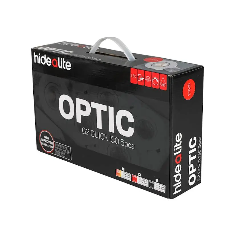 Downlight Optic G2 Q ISO 6p Hvit 927