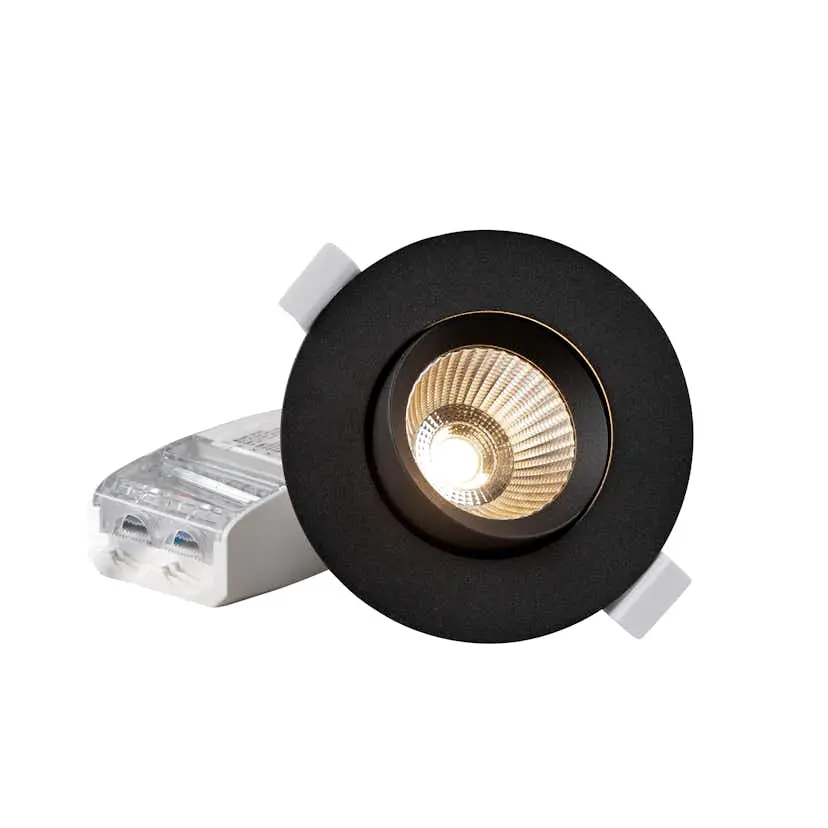 Downlight Hide-A-Lite DL Optic G2 L Q ISO Sort 640 lm