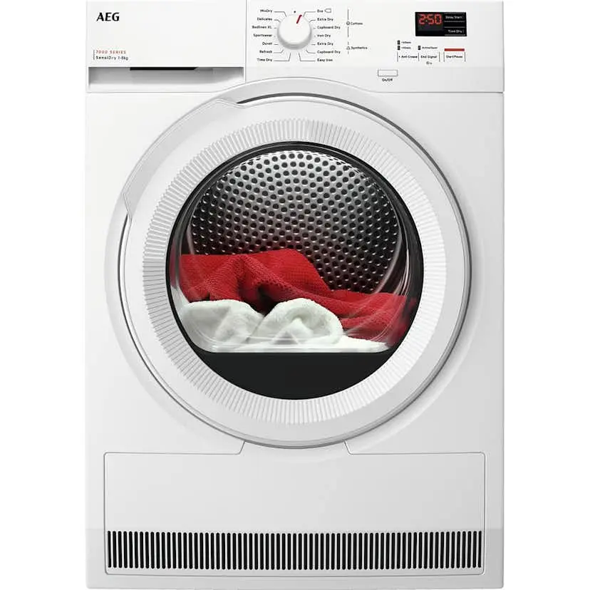 Varmepumpetrommel AEG TR702K84L Hvit for Effektiv Tørking