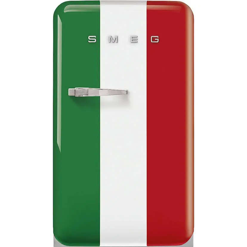 Kjøleskap Smeg FAB10HRDIT6 50's Style med Italiensk Flagg