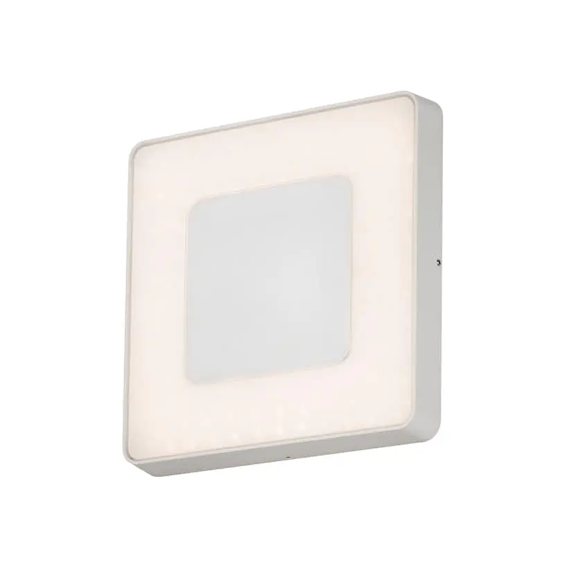 Vegglampe Gnosjö Konstsmide Carrara Square LED med Fjernkontroll