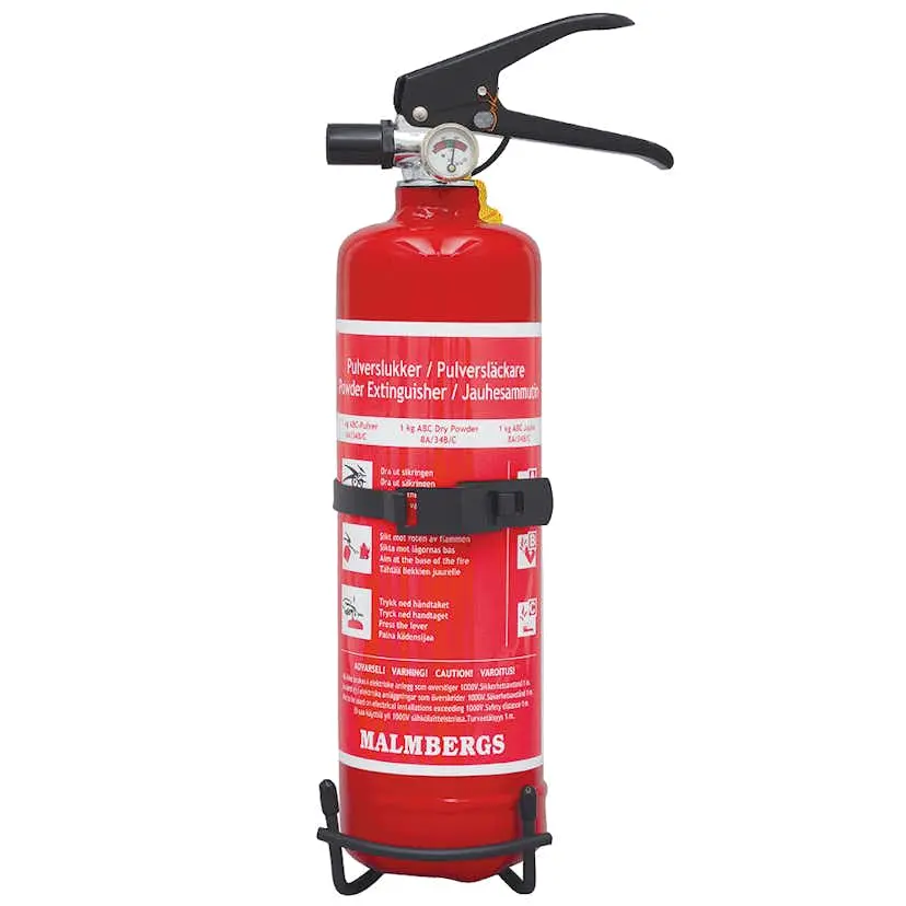 Brannslukningsapparat Malmbergs ABC Pulver 1 Kg