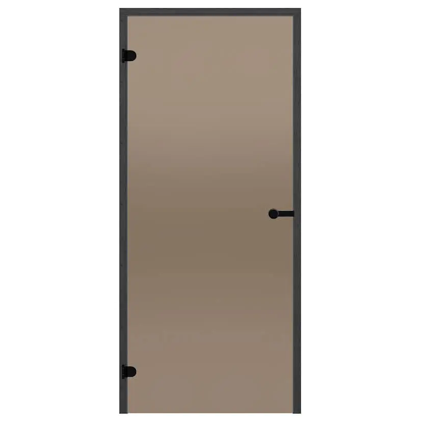 Badstudør Harvia Black Line Bronse 7x19