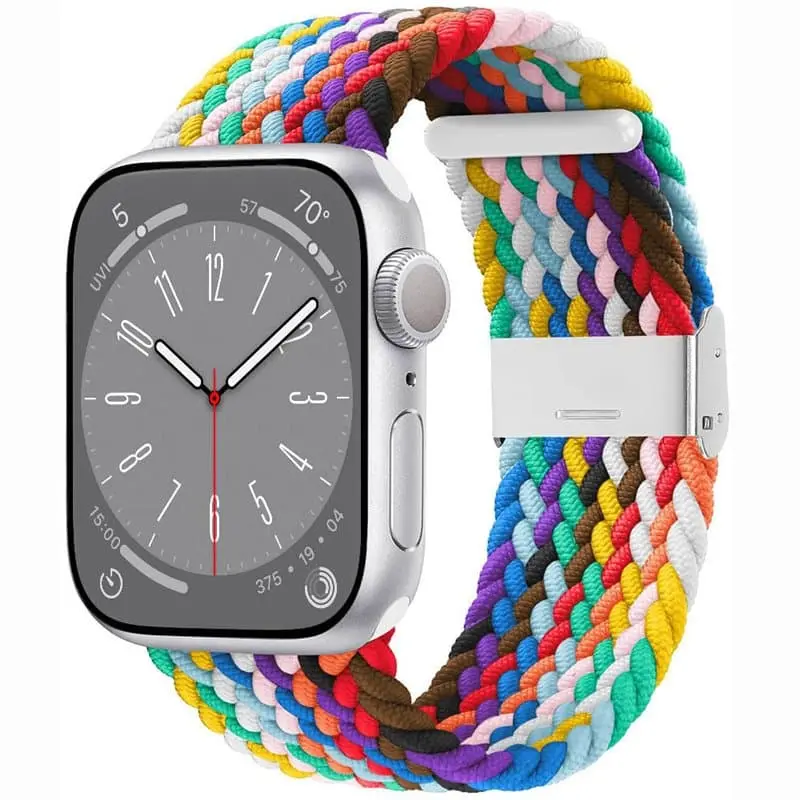 Flettet klokkereim til Apple Watch 8 (41mm) - Pride Edition