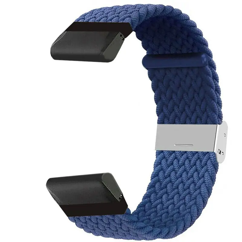 Flettet klokkereim til Garmin Descent G1 - Blue