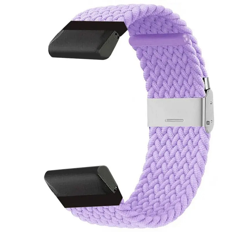 Flettet klokkereim til Garmin Forerunner 965 - Lightpurple
