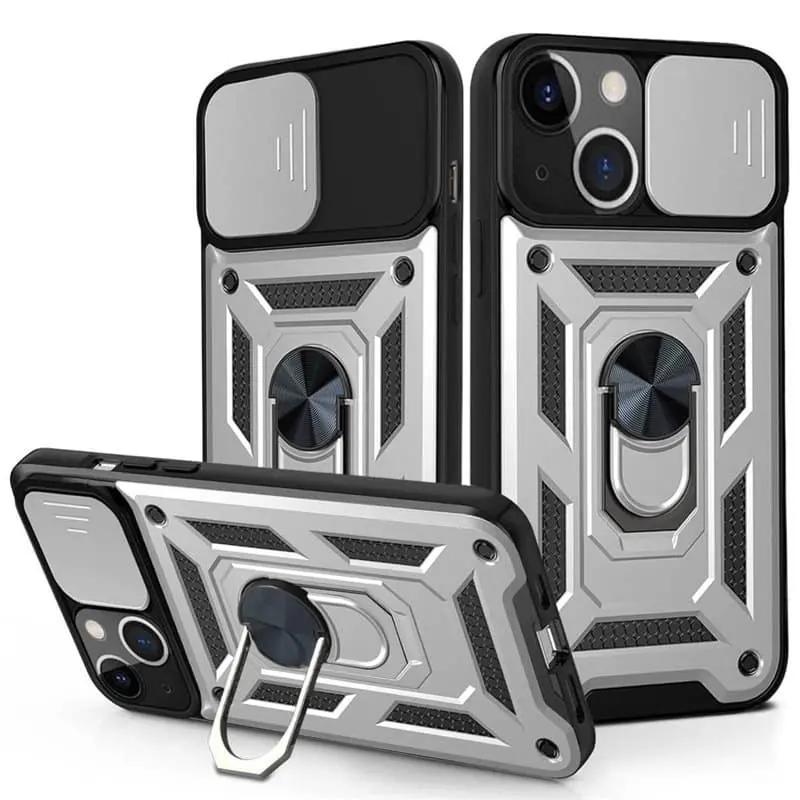 Jazz 3i1 deksel til Apple iPhone 14 Plus - Sølv