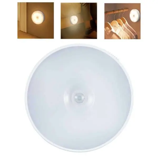 Trådløs lampe med bevegelsessensor - oppladbar LED