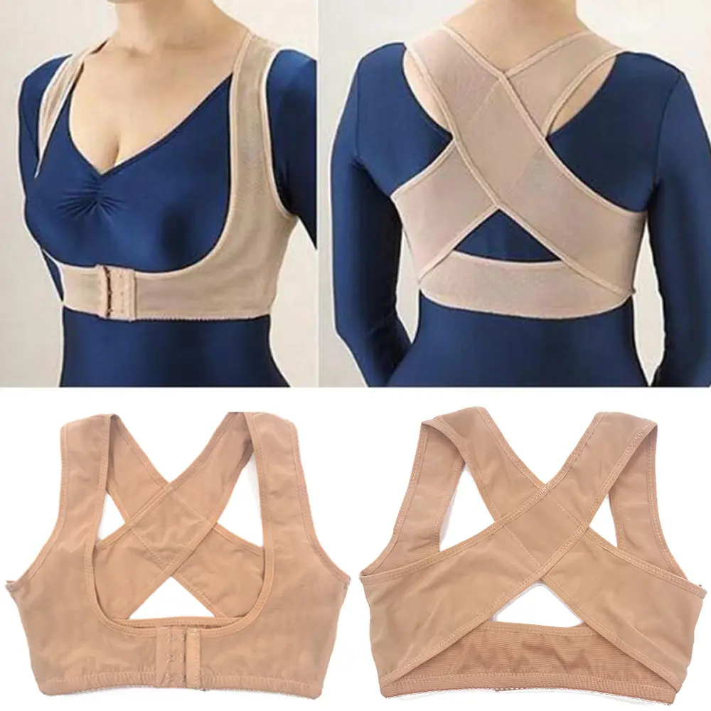Holdning vest for kvinner ryggstøtter for bedre holdning