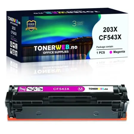 Tonerkassett, erstatter HP Magenta 203X (2.500 sider) (1 stk.)