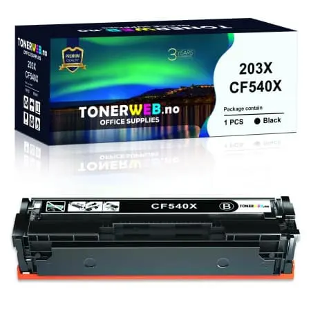 Tonerkassett, erstatter HP Sort 203X (3.200 sider) (1 stk.)