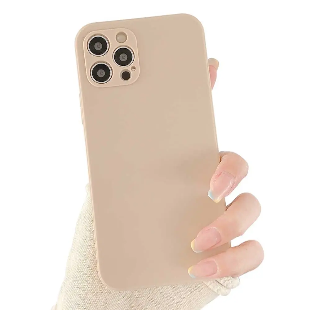 iPhone 14 Pro Max Tunt Beige Mobile Shell Lens Cover TPU