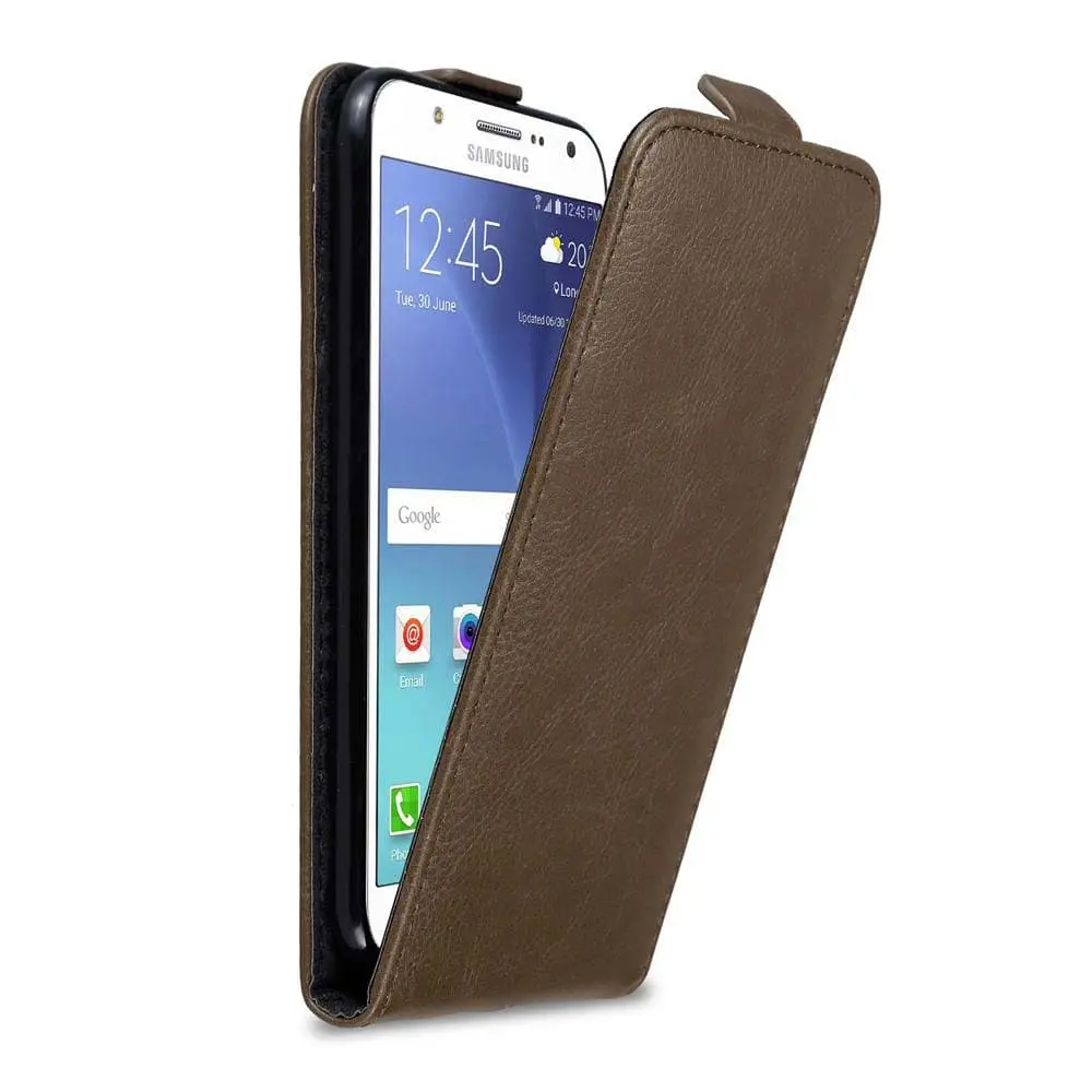 Deksel til Samsung Galaxy J7 2015 Flip Etui med magnetisk lukking
