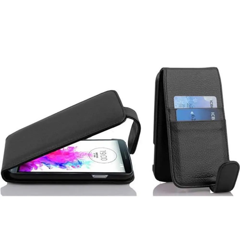 Deksel til LG G3 Flip Etui laget av strukturert kunstskinn