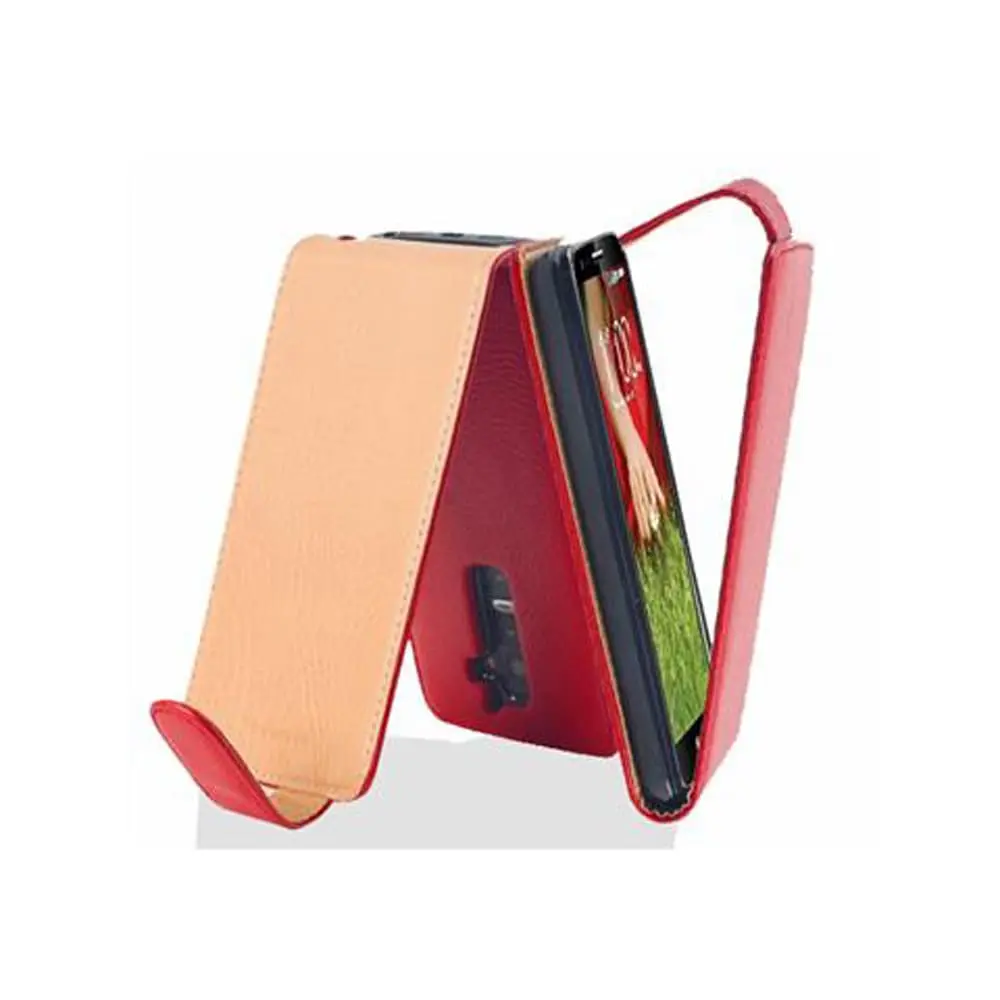 Deksel til LG G2 Flip Etui laget av strukturert kunstskinn