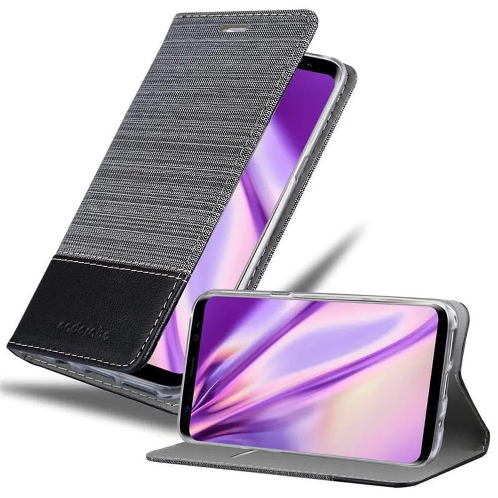 Deksel til Samsung Galaxy S8 PLUS Lommebokdeksel med magnetisk lukking, stativfunksjon og kortlomme