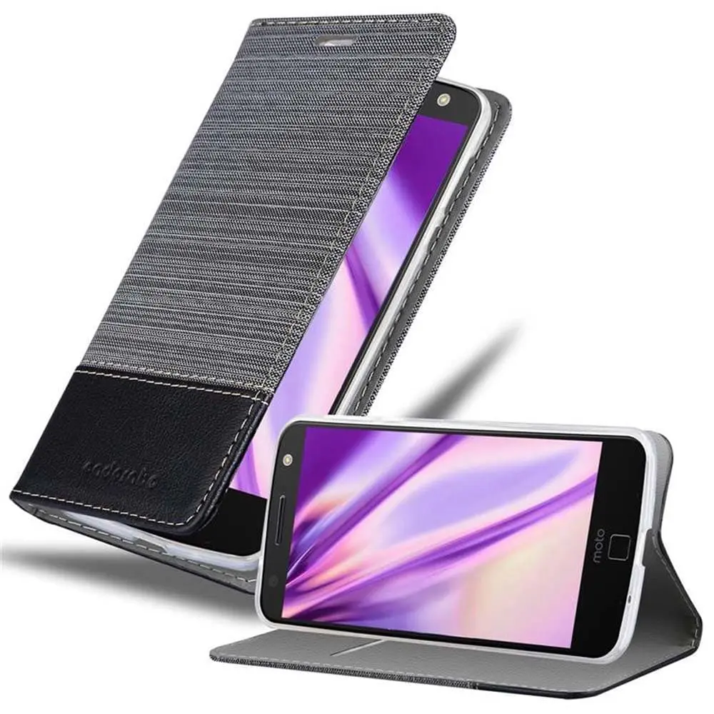 Deksel til Motorola MOTO Z Lommebokdeksel med magnetisk lukking, stativfunksjon og kortlomme