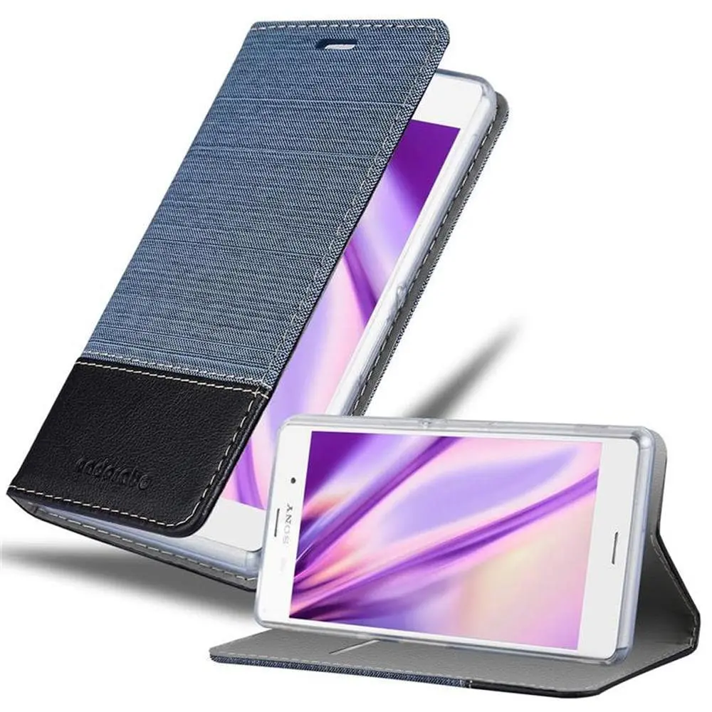 Deksel til Sony Xperia Z3 Lommebokdeksel med magnetisk lukking, stativfunksjon og kortlomme