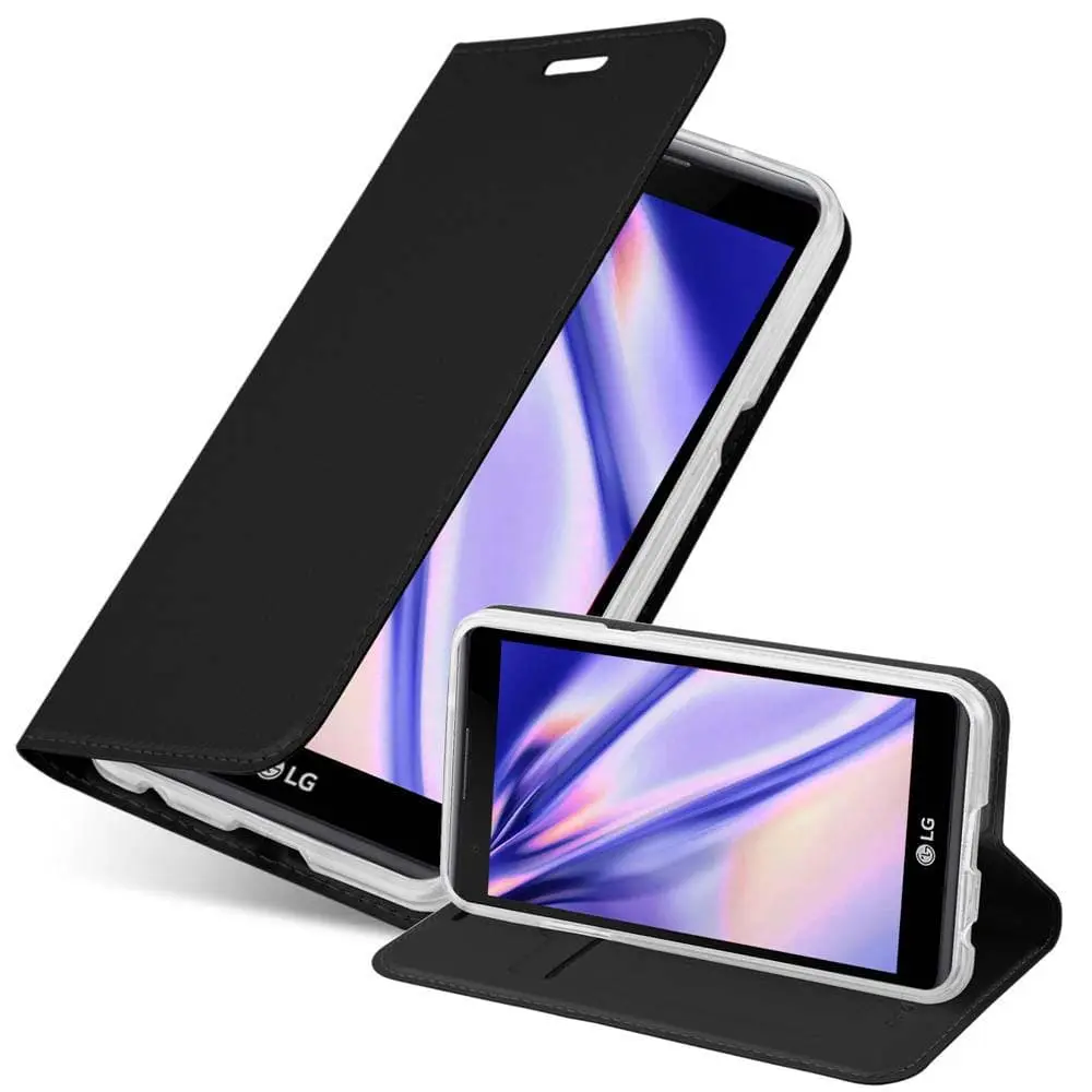 Deksel til LG X POWER Lommebokdeksel med magnetisk lukking, stativfunksjon og kortlomme