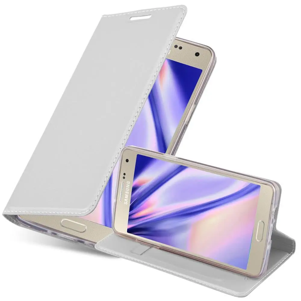 Deksel til Samsung Galaxy A5 2015 Lommebokdeksel med magnetisk lukking, stativfunksjon og kortlomme