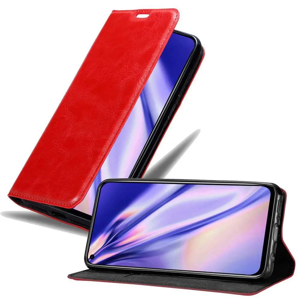 Lommebokdeksel til Honor View 20 Deksel med magnetisk lukking, stativfunksjon og kortlomme