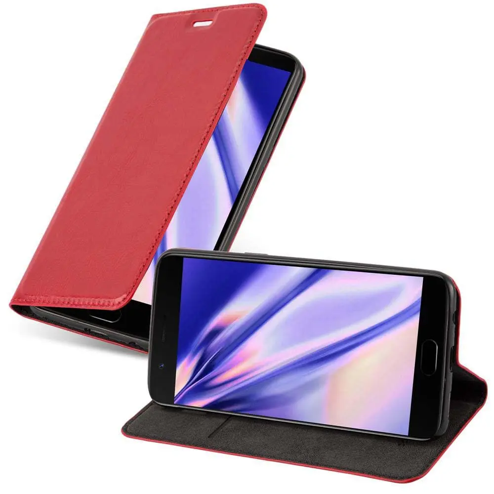 Lommebokdeksel til OnePlus 5 Deksel med magnetisk lukking, stativfunksjon og kortlomme
