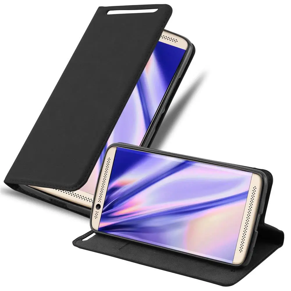 Lommebokdeksel til ZTE Axon 7 Deksel med magnetisk lukking, stativfunksjon og kortlomme