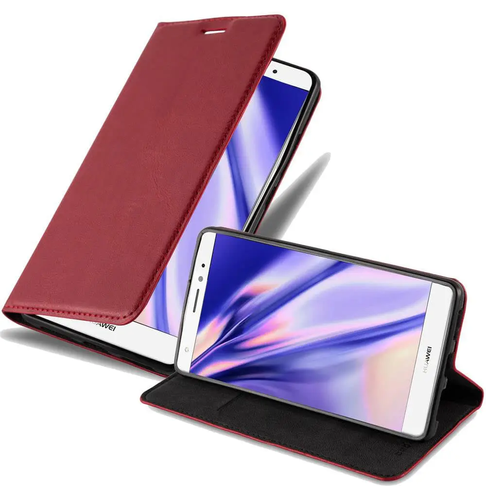 Lommebokdeksel til Huawei MATE S Deksel med magnetisk lukking, stativfunksjon og kortlomme