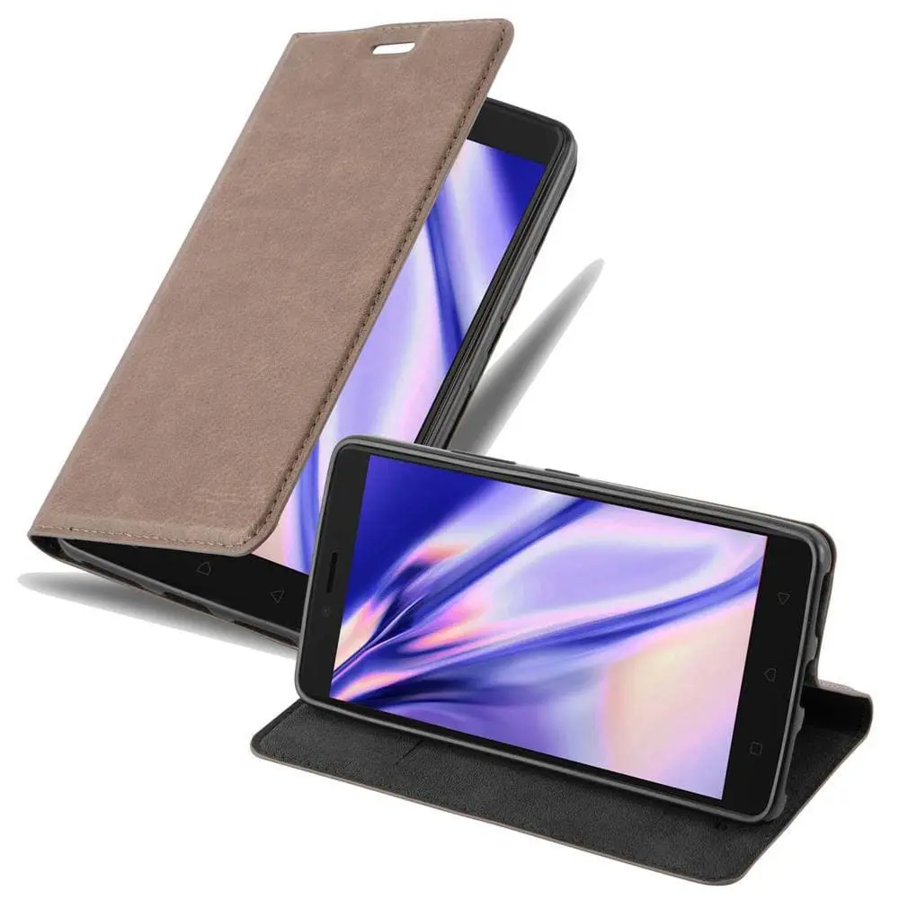 Lommebokdeksel til Lenovo K6 NOTE Deksel med magnetisk lukking, stativfunksjon og kortlomme