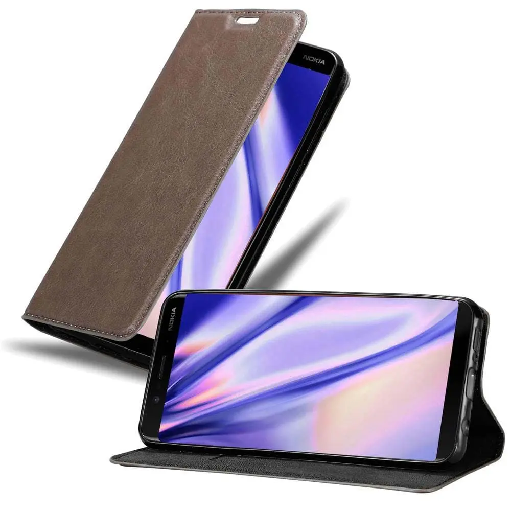 Lommebokdeksel til Nokia 8 Sirocco Deksel med magnetisk lukking, stativfunksjon og kortlomme
