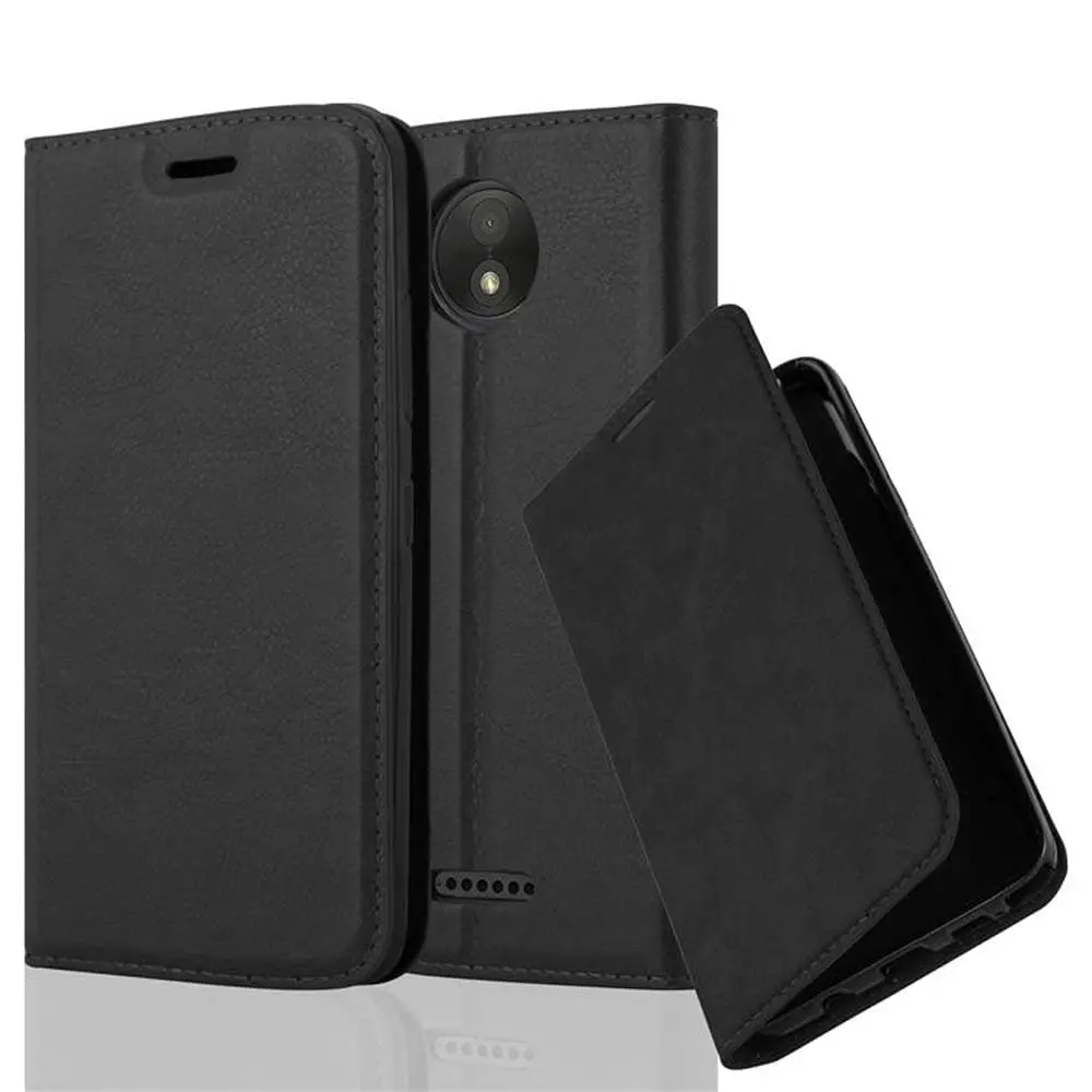Lommebokdeksel til Motorola MOTO C PLUS Deksel med magnetisk lukking, stativfunksjon og kortlomme