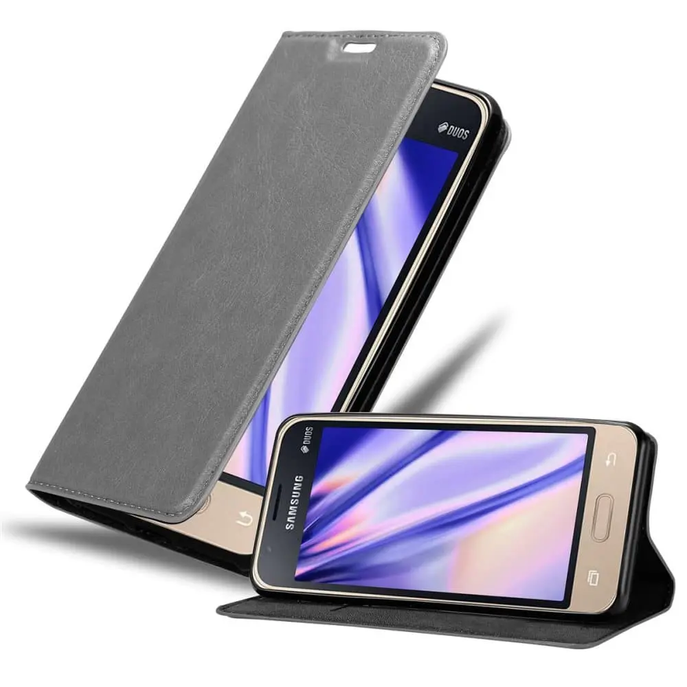 Lommebokdeksel til Samsung Galaxy J1 MINI Deksel med magnetisk lukking, stativfunksjon og kortlomme