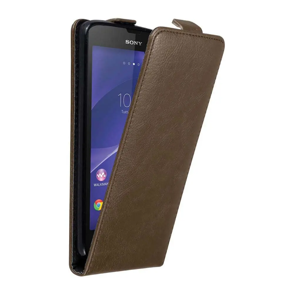 Deksel til Sony Xperia T3 Flip Etui med magnetisk lukking