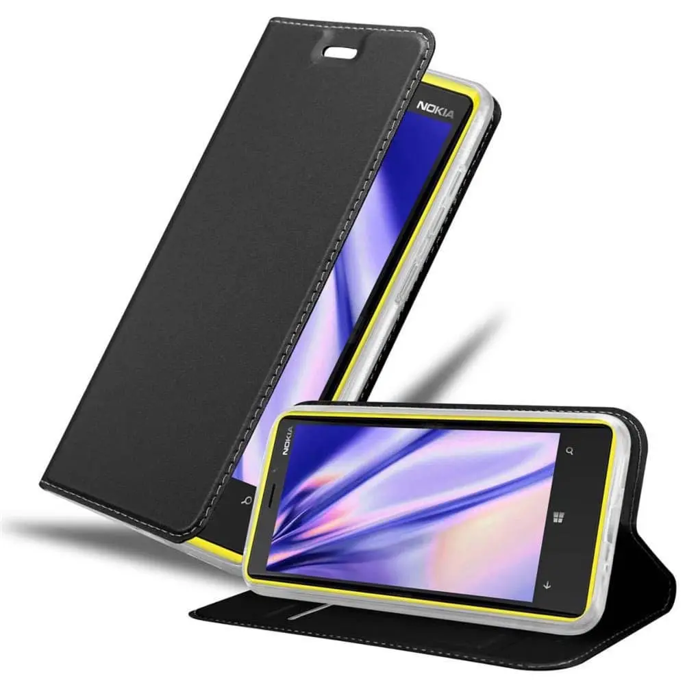 Deksel til Nokia Lumia 920 Lommebokdeksel med magnetisk lukking, stativfunksjon og kortlomme