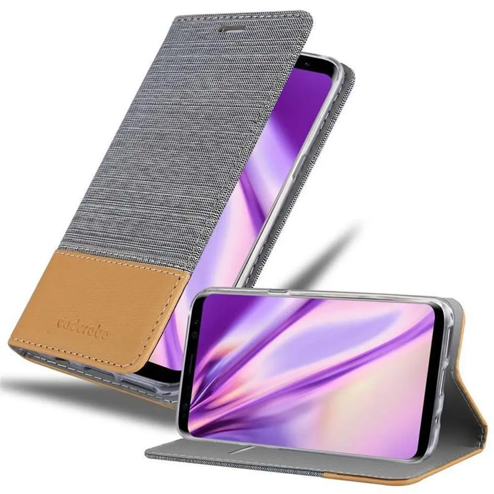 Deksel til Samsung Galaxy S8 Lommebokdeksel med magnetisk lukking, stativfunksjon og kortlomme