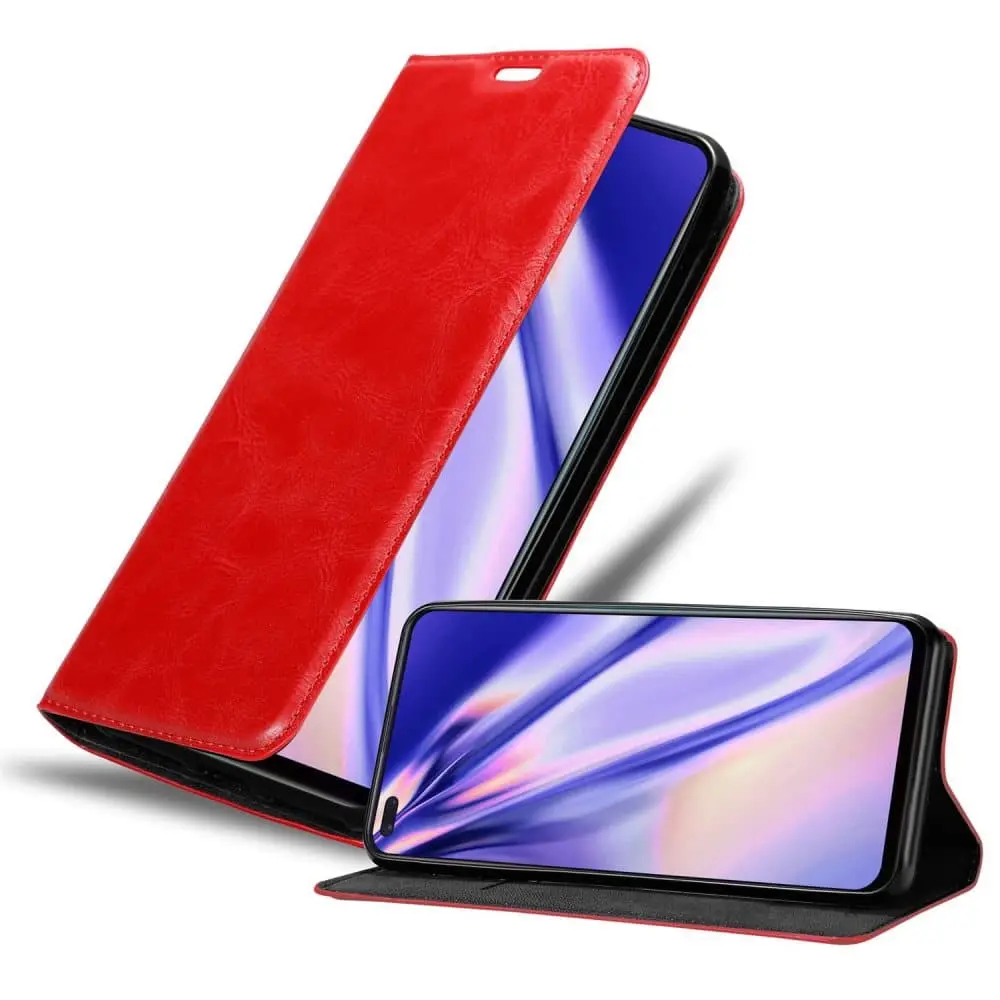 Lommebokdeksel til Oppo Reno4 PRO Deksel med magnetisk lukking, stativfunksjon og kortlomme