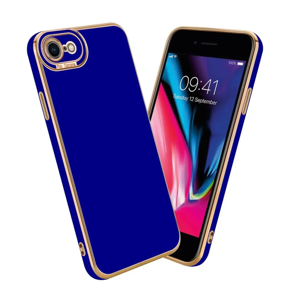 Silikondeksel til iPhone 7 / 7S / 8 / SE 2020 med kamerabeskyttelse