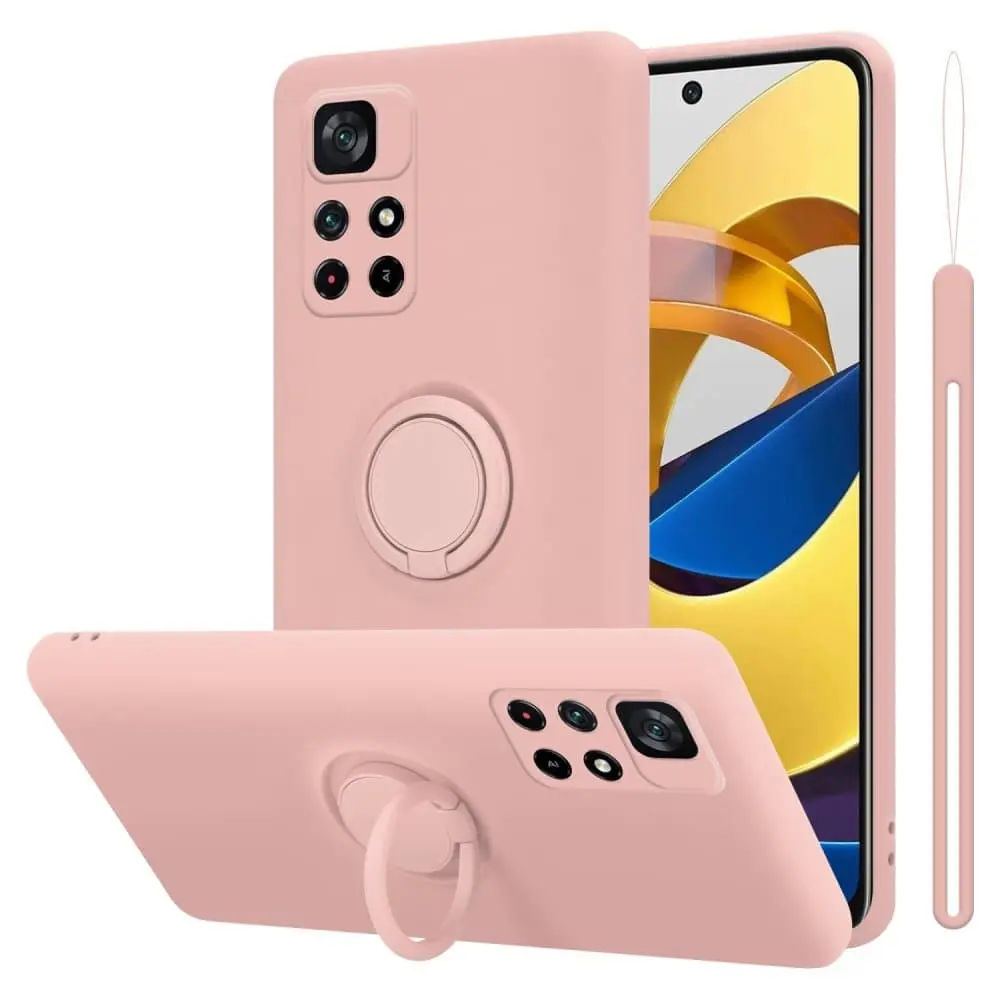 Silikondeksel til Xiaomi POCO M4 PRO 5G Deksel av fleksibelt TPU-silikon